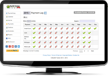 Easy to use personal financial bookkeeper